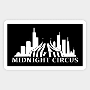 MC Chicago Skyline (white) by Kellin Magnet